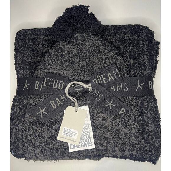 Barefoot Dreams - Cozy Chic Pom Pom Beanie & Scarf Set - Picture 4 of 5